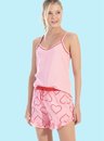 pijama curto feminino alca rosa coracao bela notte 1