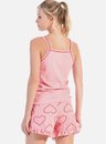 pijama curto feminino alca rosa coracao bela notte2
