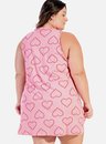 06 camisola alcinha plus size rosa coracao bela notte