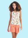 pijama feminino regata floral bela notte 2