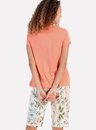 03 pijama feminino bata aberto coral bela notte