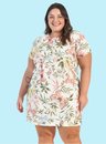 camisola plus size floral bela notte 2