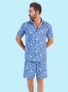 pijama curto masculino americanno azul bela notte 2