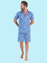 pijama curto masculino americanno azul bela notte 3