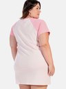 02 camisola plus size rose bicho preguica bela notte