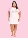04 camisola plus size rose bicho preguica bela notte
