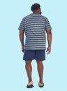 pijama adulto masculino plus sze listrado bela notte8