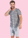 pijama curto plus size adulto masculino aberto bela notte5