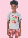 02 pijama masculino infantil mescla natal ho ho ho bela notte
