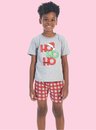 03 pijama masculino infantil mescla natal ho ho ho bela notte