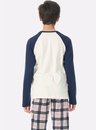 02 pijama masculino juvenil off white familia big brother bela notte