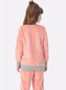 02 pijama infantil feminino rose fleece bela notte