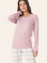 03 pijama feminino adulto manga longa bela notte