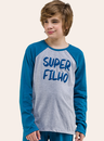 04 pijama masculino juvenil super filho bela notte
