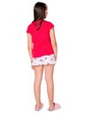01 pijama juvenil feminino magic vermelho bela notte