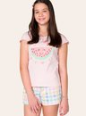 03 pijama juvenil feminino sweet summer rosa bela notte