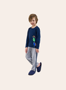 02 pijama infantil masculino com bolso bela notte