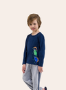 03 pijama infantil masculino com bolso bela notte