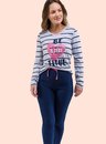 01 pijama feminino adulto mescla be you tiful bela notte