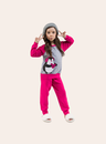 02 pijama infantil feminino moletinho felpado pinguim bela notte
