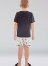 01 pijama masculino juvenil curto pipoca bela notte