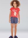 02 pijama feminino juvenil manga curto natal bela notte