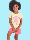 10 pijama feminino infantil amarelo cotton candy bela notte