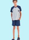10 pijama masculino juvenil marinho pipoca bela notte
