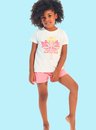 10 pijama feminino infantil rose fada com capa bela notte