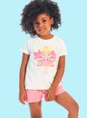 11 pijama feminino infantil rose fada com capa bela notte