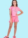 05 pijama feminino juvenil doce verao pink bela notte