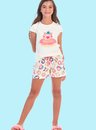 11 pijama feminino juvenil donuts off white bela notte