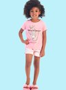 05 pijama feminino infantil permita se sonhar rose bela notte