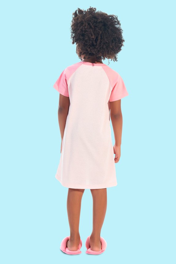 07 camisola infantil rose bicho preguica bela notte