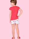 06 pijama infantil feminino magic vermelho bela notte