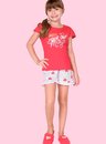 07 pijama infantil feminino magic vermelho bela notte
