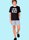06 pijama masculino juvenil preto cool kid bela notte