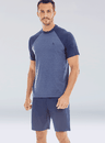 01 pijama masculino adulto ragla listra marinho bela notte