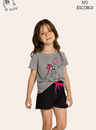 03 pijama infantil feminino brilha no escuro bela notte