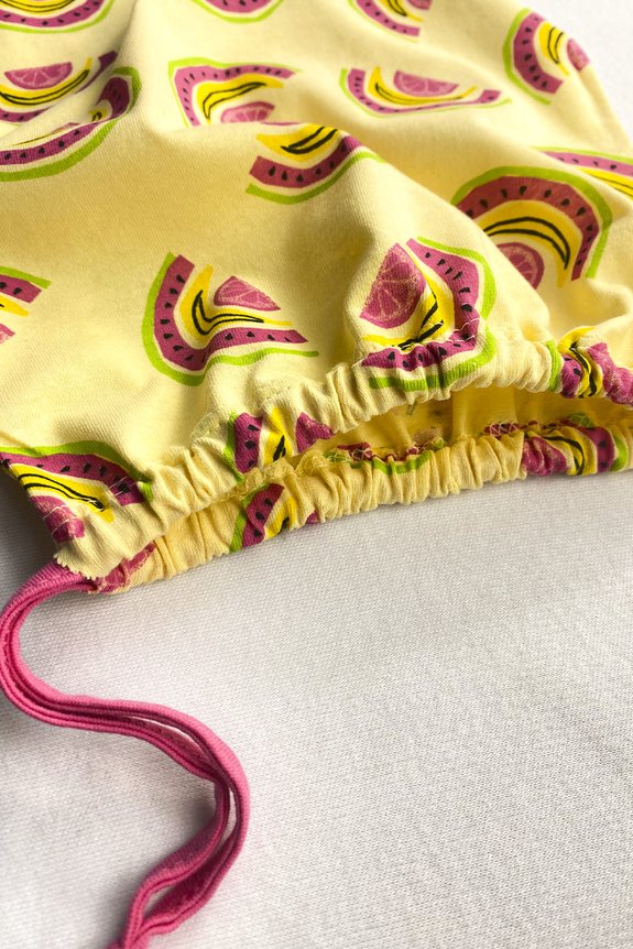 14 pijama feminino infantil frutas amarelo bela notte