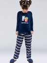 02 pijama infantil feminino marinho best friends ever bela notte