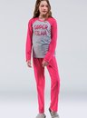 02 pijama feminino juvenil super filha bela notte