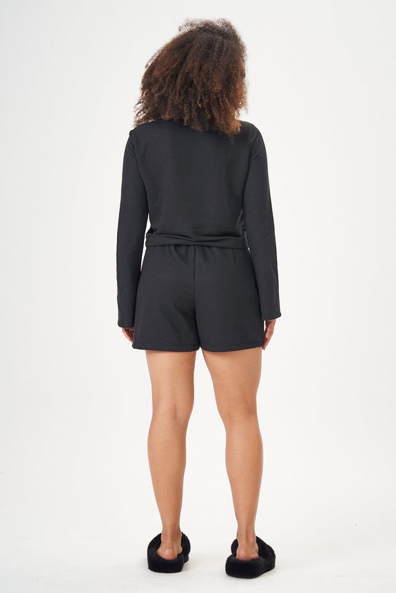 03 pijama feminino adulto malha tricot short bela notte