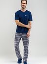 01 pijama masculino adulto manga curta bela notte