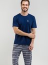 02 pijama masculino adulto manga curta bela notte