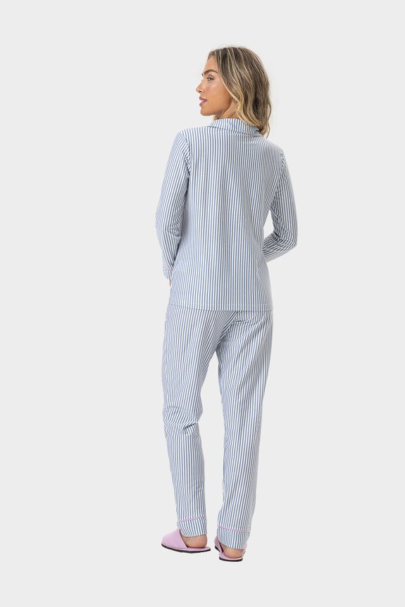 01 pijama feminino adulto americano longo sleep bela notte
