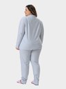 01 pijama feminino plus size amerciano longo sleep bela notte