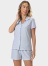 02 pijama feminino adulto americano curto sleep bela notte