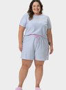 03 pijama feminino plus size manga curta sleep bela notte