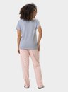 01 pijama feminino adulto curto com calca quadriculado bela notte
